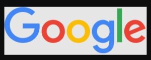 The multicolored google logo